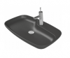 CeraStyle Umywalka ceramiczna NOVA ANTRACYT MAT 70cm